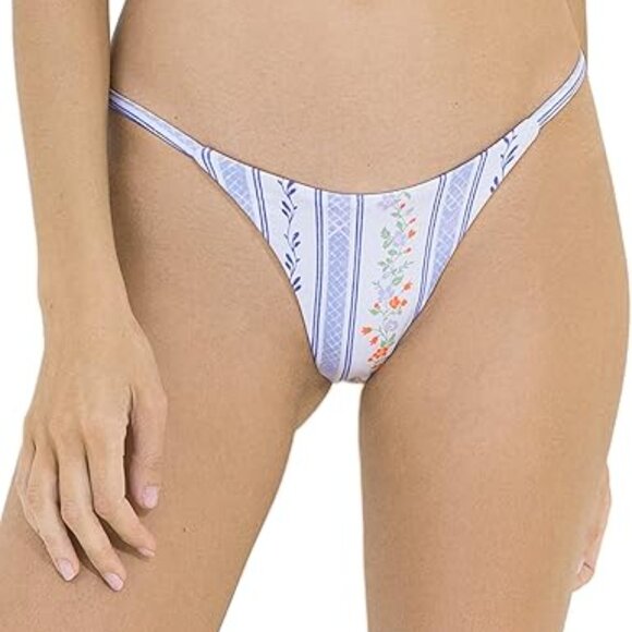 NWT Maaji Reversible Cheeky Bikini Swim Bottom Size M Multicolor Resortwear - Picture 1 of 9